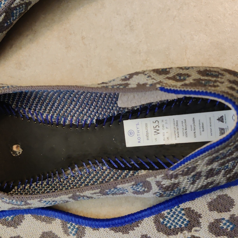 Grey leopard print Rothys - Picture 5 of 5